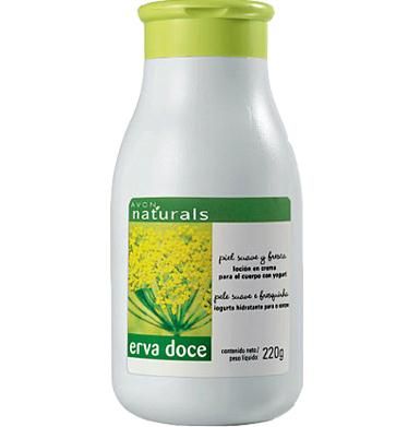 Avon Naturals iogurte erva-doce 220g